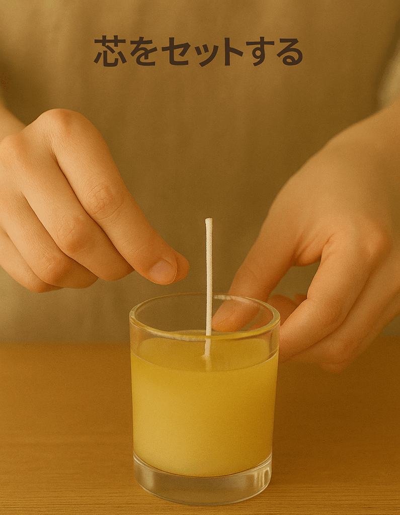 キャンドル作り手順3